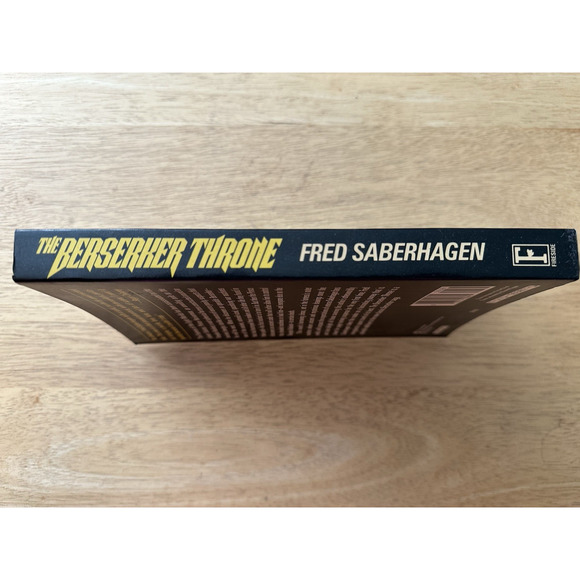 The Berserker Throne, Fred Saberhagen, PB, Fireside BK, 1985 Novel VTG - Picture 4 of 7